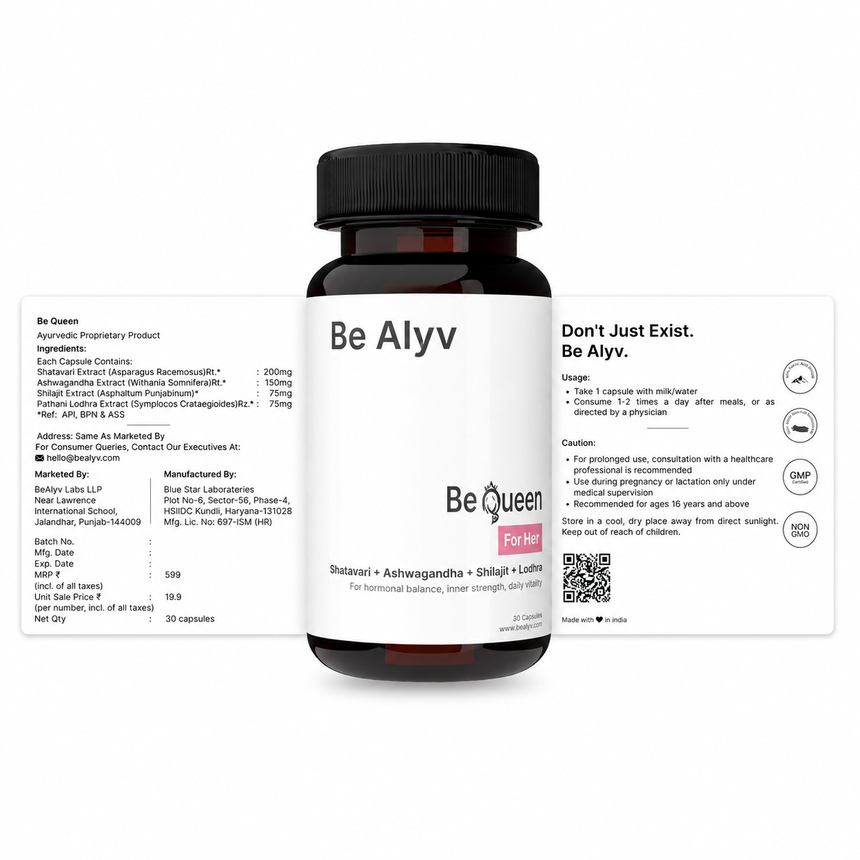 BE QUEEN Trial Pack (30 Capsules)